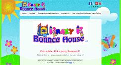 Desktop Screenshot of krazykbouncehousellc.com