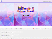 Tablet Screenshot of krazykbouncehousellc.com